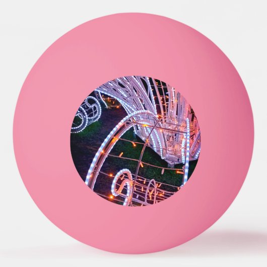 Wervelingen in roze pingpongbal (Achterkant)