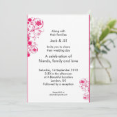 Wervelingen (roze) 5x7 kaart (Staand voorkant)