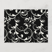 Wervelingen Tafelnummer Briefkaart (Fushia Lijst) (Achterkant)