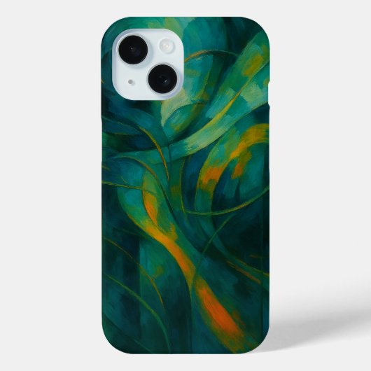 Wervelingen van Natuuradem Case-Mate iPhone Case (Achterkant)