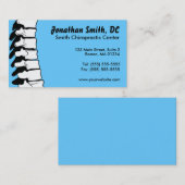 Wervelkolom chiropractische Visitekaartjes (Voorkant / Achterkant)
