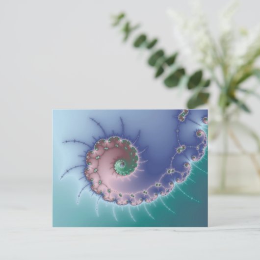 wervelkolom - fractaal Briefkaart (Staand voorkant)