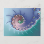 wervelkolom - fractaal Briefkaart (Voorkant)