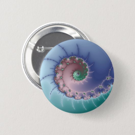 wervelkolom - fractale Button (Voorkant /achterkant)