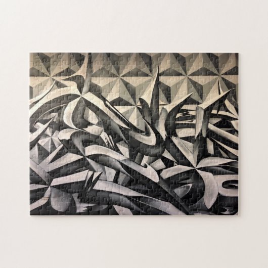wervelkunst legpuzzel (Horizontaal)