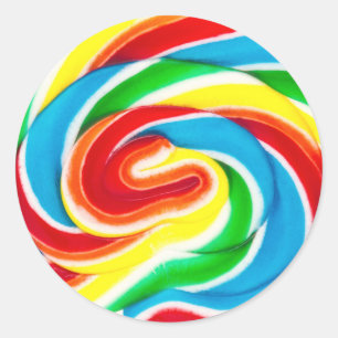 wervellolly snoep sticker