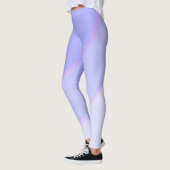 Wervelpatroon pastel ombre Lila Leggings (Links)