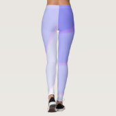 Wervelpatroon pastel ombre Lila Leggings (Achterkant)