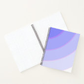 Wervelpatroon pastel ombre Lila & Paarse Notitieboek (Binnen)