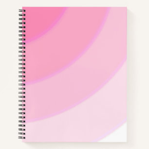 Wervelpatroon pastel ombre Roze Notitieboek