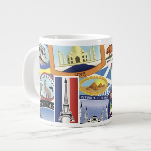 Wervelreispatroon Grote Koffiekop (Links)