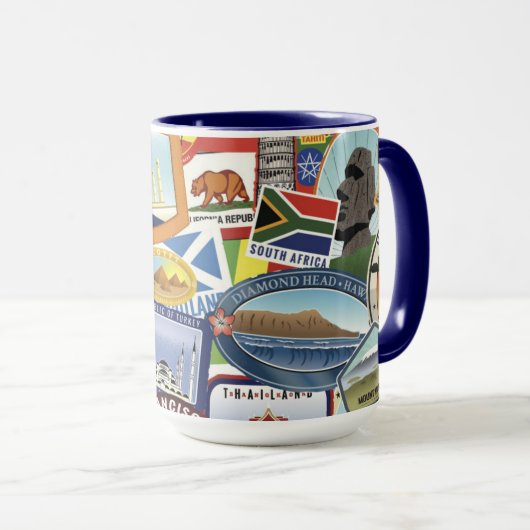 Wervelreispatroon Mok (Voorkant rechts)