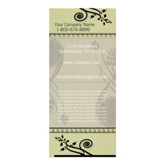 Wervelrek Kaart (Achterkant)