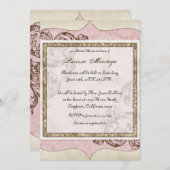  wervelringen - roep om een bridale douche kaart (Voorkant / Achterkant)