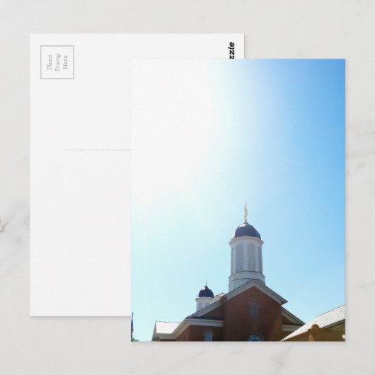 wervelstaarttempel briefkaart (Voorkant / Achterkant)