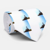 wervelstaarttempel stropdas (Opgerold)