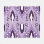 wervelt geometrische naadloze kunst fleece deken (Voorkant (Horizontaal))