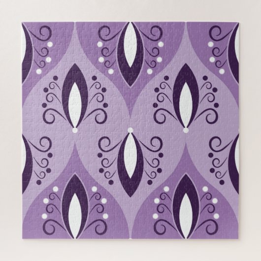 wervelt geometrische naadloze kunst legpuzzel (Verticaal)