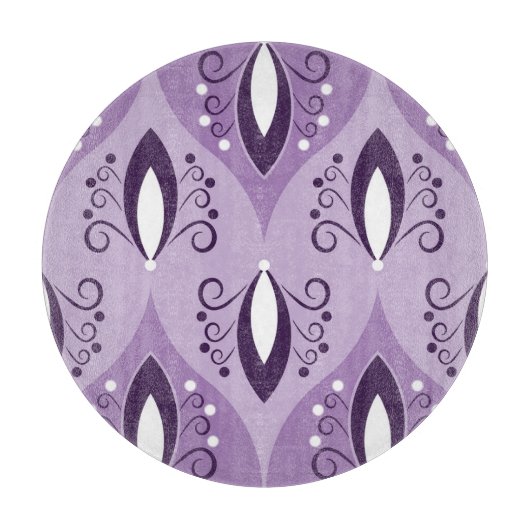 wervelt  geometrische naadloze kunst snijplank (Voorkant)