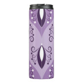wervelt geometrische naadloze kunst thermosbeker (Achterkant)