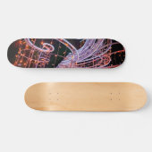 Werveltje van lichten persoonlijk skateboard (Horizontaal)