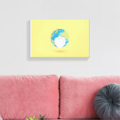 Wervelvirus | Zazzle_Growshop. Canvas Afdruk (Insitu (Woonkamer))