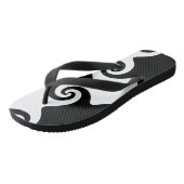  wervelvormen Tribaal als flip-flop Teenslippers (Schuin)