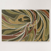 Wervelwind | Dynamische Abstracte Wervelwindpuzzel Legpuzzel (Horizontaal)
