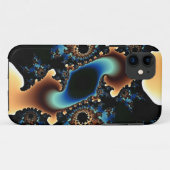 Wervelwind fractal iphone hoesje (Achterkant (horizontaal))