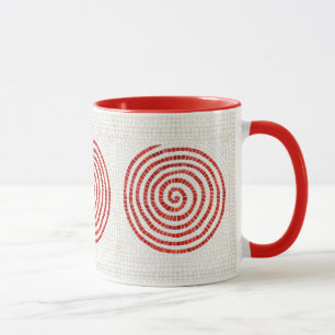 WERVELWIND MOZAÏEK Rood Combo Mok