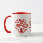 WERVELWIND MOZAÏEK Rood Combo Mok (Links)
