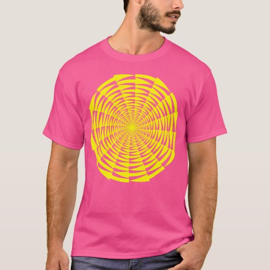 Wervelwind Optische Illusie T-shirt (Voorkant)