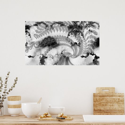 wervelwind per dag poster (Keuken)