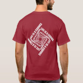 Wervelwind van Creatie - Leven is een Canvas T-shi T-shirt (Achterkant)