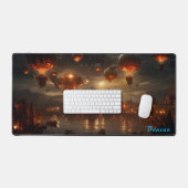 Wervelwind van Gears Steampunk Air Struggle Bureaumat (Keyboard & Muis)