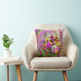 Wervelwind van Pansies.... Kussen