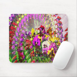 Wervelwind van Pansies.... Muismat
