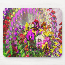 Wervelwind van Pansies.... Muismat