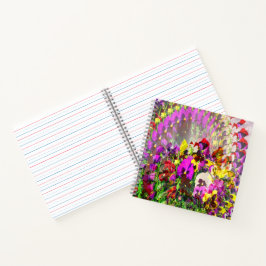 Wervelwind van Pansies.... Notitieboek