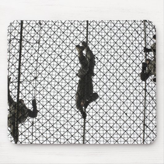 werven die een obstakel voltooien muismat (Voorkant)