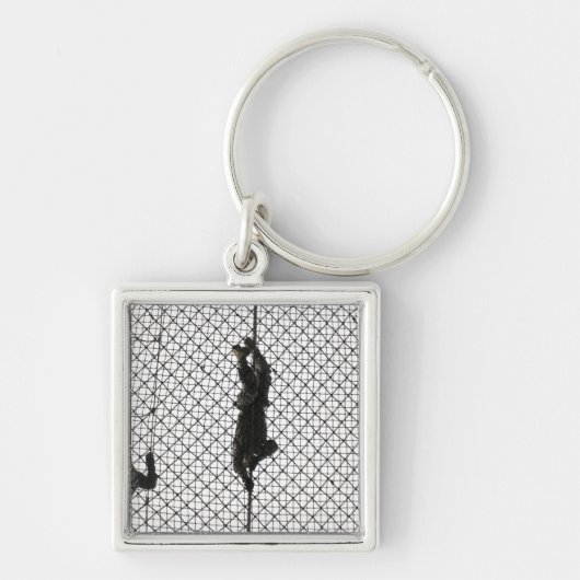 werven die een obstakel voltooien sleutelhanger (Voorkant)