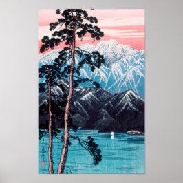 Wervende sneeuw op Mt. Shirane door Hiroaki Takaha Poster