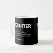 Wervings- en HR-managerdefinitie Koffiemok (Voorkant links)