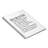 Wervingsfunctionaris Notitieboek (Rechterzijde)