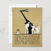  wervingspatriotisch wervingspatroon op de Tweede  Briefkaart (Voorkant / Achterkant)