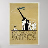  wervingspatriotisch wervingspatroon op de Tweede  Poster (Voorkant)