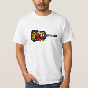 wes hardin land verbiedt gitaar logo t-shirt