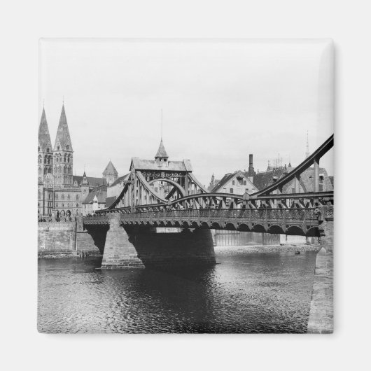 Weser Bridge, Bremen, c.1910 Magneet (Voorkant)