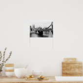 Weser Bridge, Bremen, c.1910 Poster (Keuken)