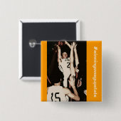 wesg winnen upstate vierkante button 5,1 cm (Voorkant /achterkant)